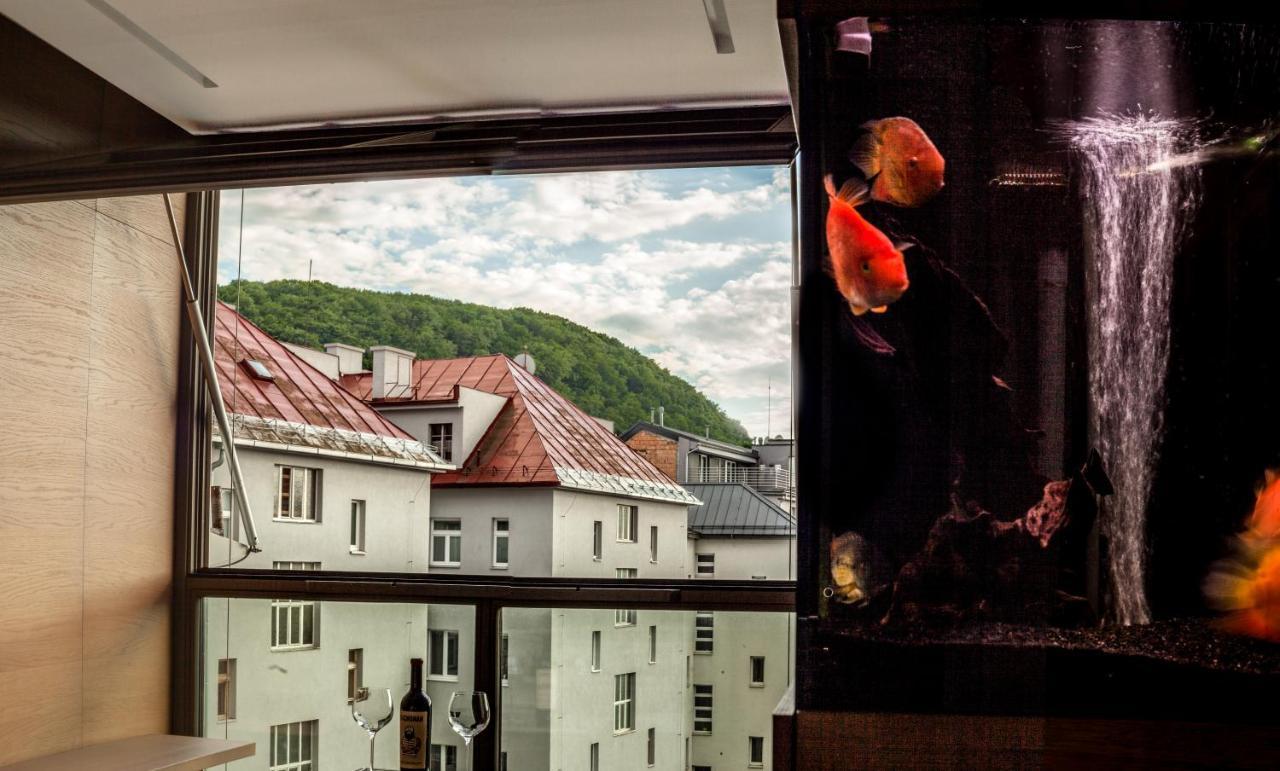 Contemporary Apartment With Fireplace & Terrace Banská Bystrica Exteriér fotografie